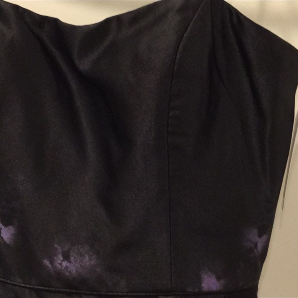 Betsy & Adam Women's Strapless Floral Ball Gown - Picture 6 of 8